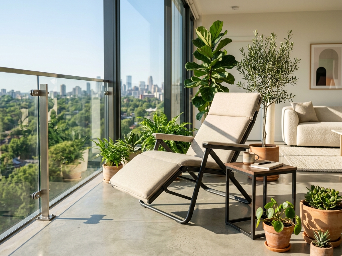 Effortless Recline. Instant Balcony Retreat.